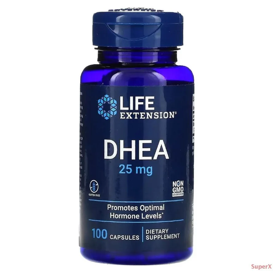 ДГЭА (дегидроэпиандростерон) Life Extension DHEA 25 мг 100 капсул