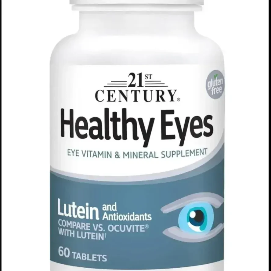 21st Century, Healthy Eyes, комплекс для здоровья глаз с лютеином и антиоксидантами, 60 таблеток